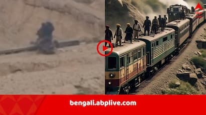 Balochistan Train Hijack Baloch Liberation Army releases video of blowing up rail tracks and hostages Balochistan Train Hijack: পাহাড়ের কোল ঘেঁষে এগোচ্ছিল ট্রেন, হঠাৎ ধোঁয়ায় ছেয়ে গেল চারিদিক, বালুচিস্তানে হাইজ্যাকের ভিডিও ভাইরাল