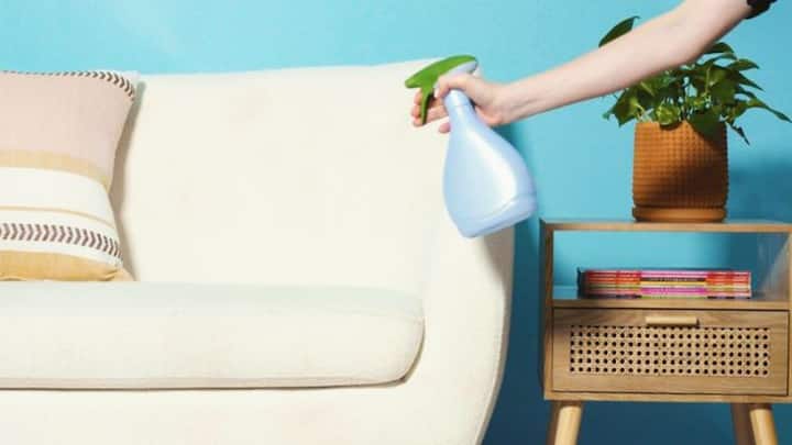 7. Water-Resistant And Stain Repellent Treatments:  Regardless of the type of upholstery, the use of fabric protectors provide an additional layer of strength. These treatments make a barrier which stops them from soaking the liquid and enabling an easier cleanup after Holi celebrations. (Image Source: Pinterest/goodhousemag)