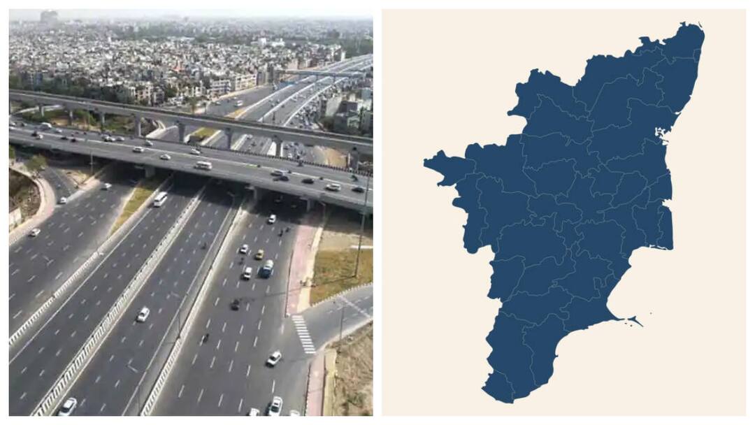 அமெரிக்காவுக்கே டஃப் கொடுக்கும் தமிழகம்.. அடுத்தாண்டு பிப்ரவரிக்குள் நிறைவு பெறும் சாலை பணிகள்! Tamil Nadu infrastructure projects including Road works to be completed in February 2006 says Nitin Gadkari அமெரிக்காவுக்கே டஃப் கொடுக்கும் தமிழகம்.. அடுத்தாண்டு பிப்ரவரிக்குள் நிறைவு பெறும் சாலை பணிகள்!