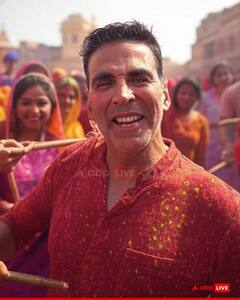 राधानगरी बरसाना की होली में रंगों से सराबोर हुए फिल्मी सितारे, AI तस्वीरों को देखकर खिल जाएगा चेहरा