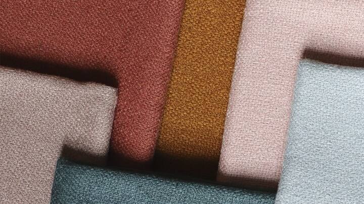 2. Microfibre Fabric: Microfibre, a type of upholstery fabric, has tightly woven fibres, preventing liquid absorption and enabling it to repel Holi colors. It is also easy to maintain, needing only a gentle scrub with detergent or water to clean. (Image Source: Pinterest/pierrefrey)
