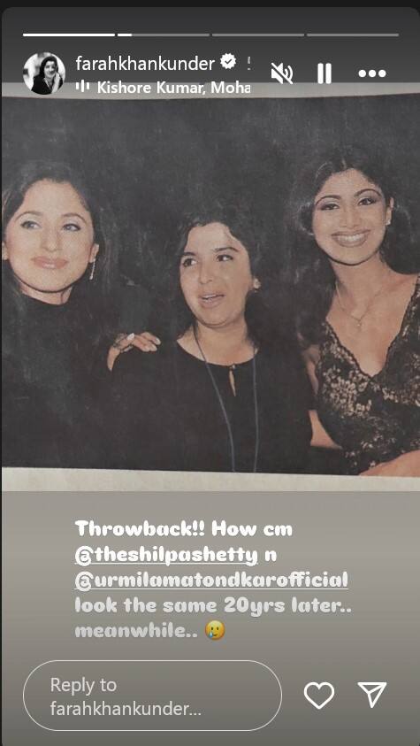 Farah Khan Wonders Why Shilpa Shetty, Urmila Matondkar Look The Same After 20 years