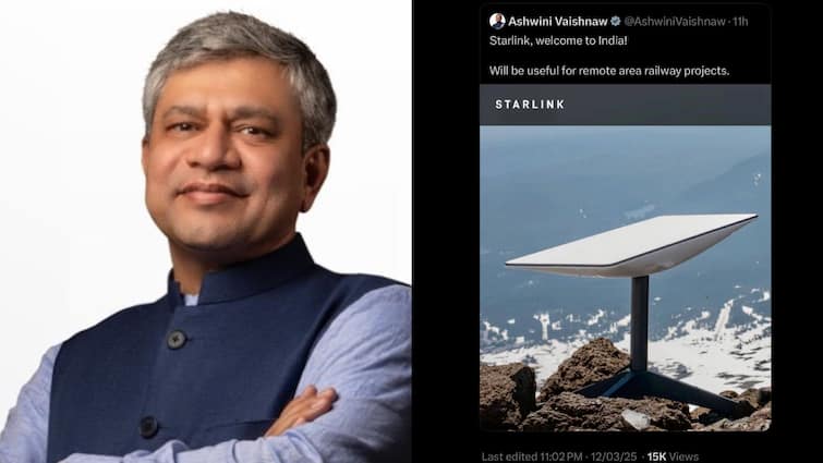 Starlink In India? IT Minister Ashwini Vaishnaw Says 'Welcome', Then Deletes Tweet