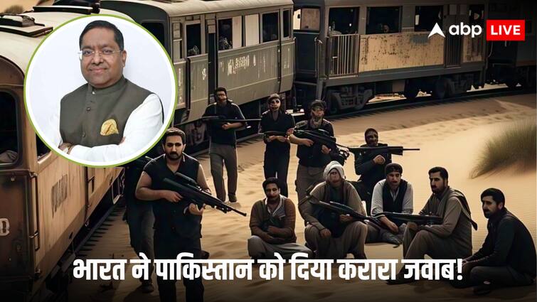 Jaffar Express train hijacking Balochistan  Pakistan Alleged India involvement MEA rejecting baseless allegations Jaffar Express Hijack: 'दुनिया जानती है आतंकवाद का अड्डा...', शहबाज सरकार ने लगाया ट्रेन हाईजैक का आरोप तो भारत ने कर दी PAK की बोलती बंद