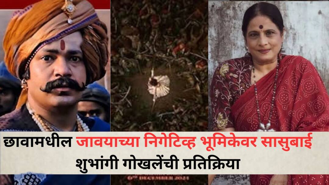 Shubhangi Gokhale on Chhaava Suvrat Joshi acting Mother in law Shubhangi Gokhales reaction to Suvrat Joshi negative role in the movie Chhaava Shubhangi Gokhale on Chhaava: 'छावा' सिनेमातील सुव्रतच्या निगेटिव्ह भूमिकेवर सासुबाई शुभांगी गोखलेंची प्रतिक्रिया; 'त्याला बघून खूप राग येतो...'