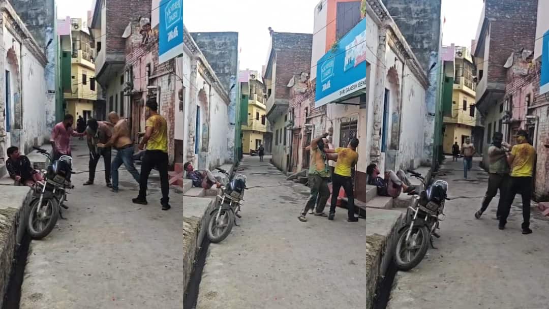 Holi 2025 Moradabad BJP leader shot after refusing to hug and electricity worker also injured Watch Video ann मुरादाबाद: होली पर गले मिलने से किया मना तो BJP नेता के दोस्त को मारी गोली, Video वायरल