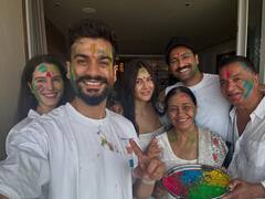Katrina Kaif And Vicky Kaushal Celebrate Holi With Family; See Fun-Filled PICS