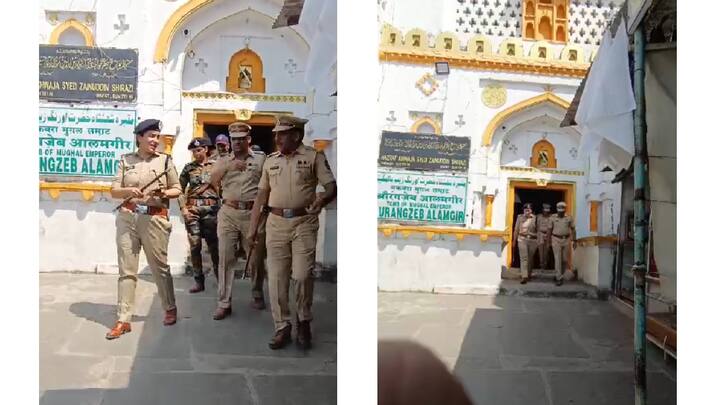 पोलीस उपअधीक्षक यांनी कालच कबरीच्या ठिकाणी भेट देऊन पाहणी केली होती. त्यानंतर, आज विश्व हिंदू परिषद आणि बजरंग दलाकडून ही कबर हटविण्याची मागणी करत इशारा देण्यात आल्याने येथील बंदोबस्त वाढविण्यात आलाय.