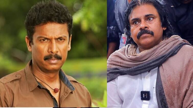 actor samuthirakani talks about how Pawan Kalyan got to play bro movie Pawan Kalyan : மூனு படத்துக்கு டேட் வாங்கி இன்னும் முடிக்கல..ஓப்பனாக பேசிய சமுத்திரகனி