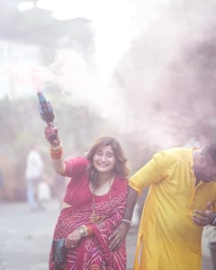 Arti Singh, Dipak Chauhan Share Glimpse Of Their First Holi After Marriage, See Pics