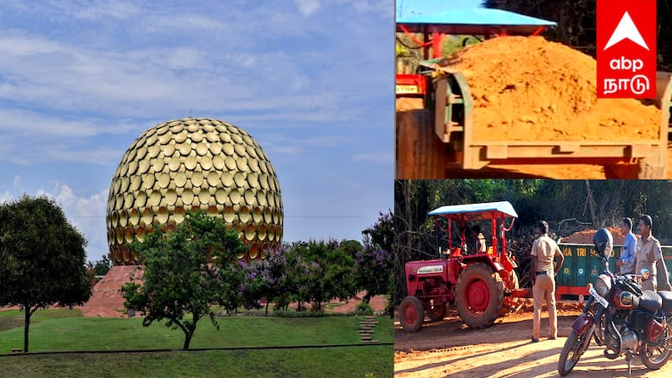 Red soil theft in Auroville villupurma police seize vehicles Auroville : ஆரோவில்லில் திடுக்கிடும் சம்பவம் ; அதிரடியில் இறங்கிய போலீஸ்...!