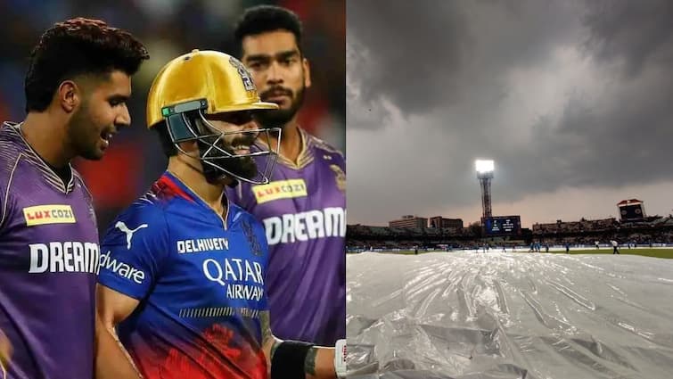 KKR vs RCB  IPL 2025 opening match may get spoiled due to rain orange alert issued kolkata IPL 2025: முதல் போட்டிக்கே ஆபத்தா! கொல்கத்தாவுக்கு ஆரஞ்சு அலர்ட்? அதிர்ச்சியில் ரசிகர்கள்