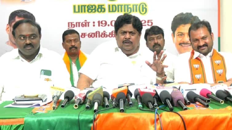 KP Ramalingam Bjp's dmk main enemy tvk ntk can  join alliance 2026 election tnn BJP Vs DMK: திமுக எங்களுக்கு எதிரிதான்... விஜய், சீமானுக்கு அழைப்பு விடுத்த பாஜக... எதற்கு தெரியுமா?