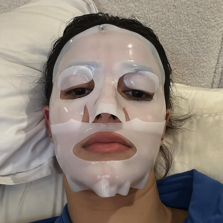 The post ended with another skincare selfie, showing Ananya's love for self-pampering. (All Images: Instagram/ananyapanday)