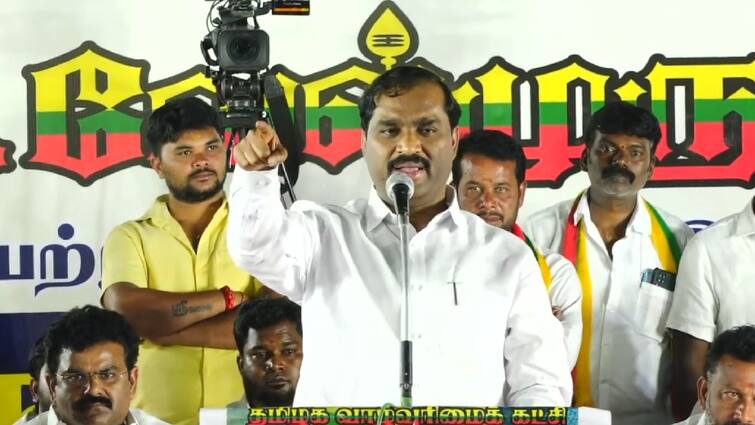 Veerappan will appear on this earth again Velmurugan warns the Karnataka government tnn Velmurugan Warning: மீண்டும் ஒரு வீரப்பன் இந்த மண்ணில் தோன்றுவார்... கர்நாடக அரசுக்கு வேல்முருகன் எச்சரிக்கை