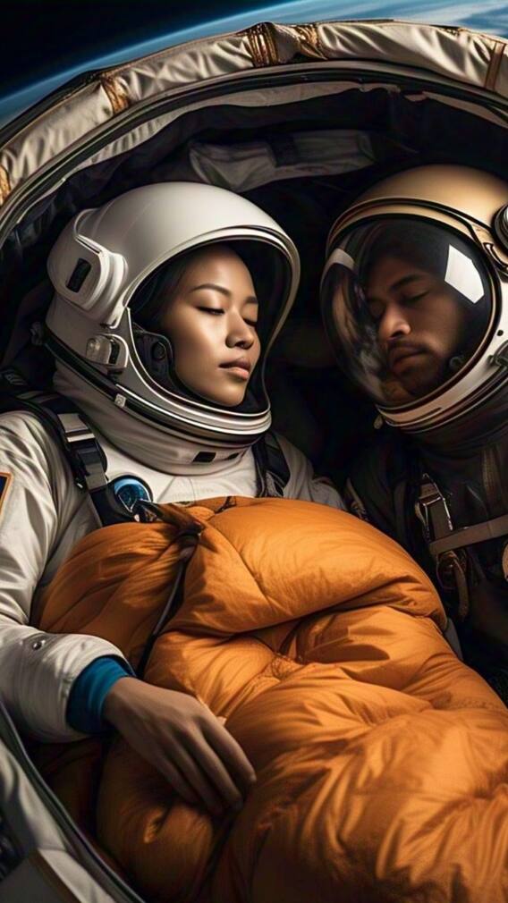 स्पेस में कैसे सोते हैं हवा में उड़ रहे एस्ट्रोनॉट