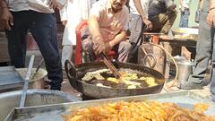 कैबिनेट मंत्री नंदी ने समर्थकों के लिए बनाई जलेबी, होली मिलन समारोह में दिखाया अपना टैलेंट, देखें तस्वीरें