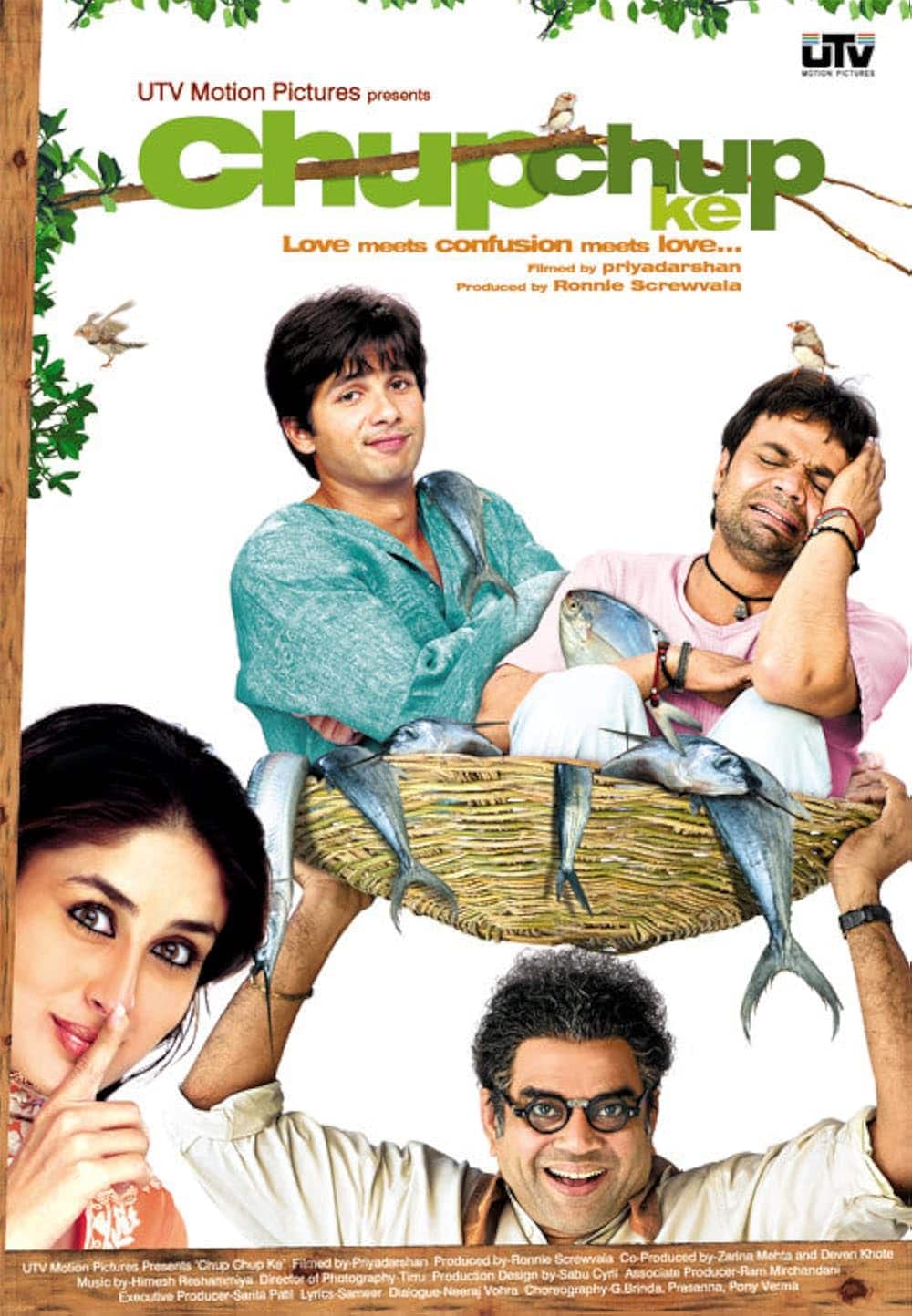 Chup Chup Ke - Shahid Kapoor and Kareena Kapoor's film 'Chup Chup Ke' is also one of the audience's favorite comedy films. It has received a rating of 7.0 on IMDB.