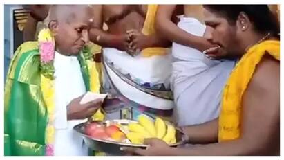 ilayaraja visit thirunageshwaram temple in Kumbakonam சிம்பொனி அரங்கேற்றிய பின் ஆன்மீக ஸ்தலங்களுக்கு விசிட் அடித்து மனம் உருகி வேண்டிய இளையராஜா!