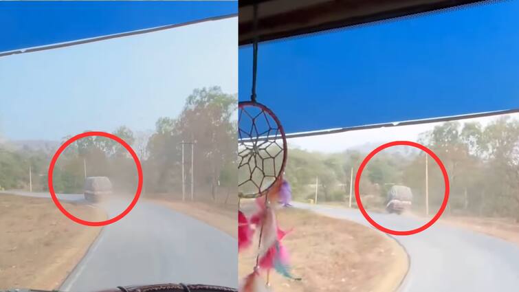 Bandhipur accident lorry lost control brake failure tiger reserve forest viral video Bandhipur accident:செயலிழந்த பிரேக்.. தறிக்கெட்டு ஓடிய லாரி! அடுத்து நடந்தது என்ன?