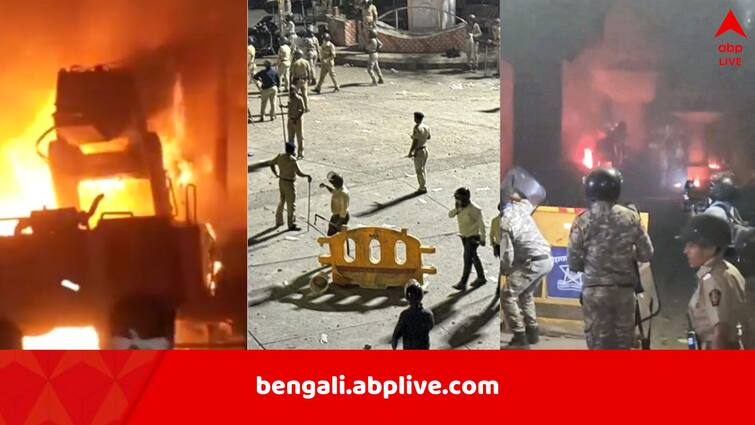 Clash in Nagpur between Bajrang dal and groups due to Aurangzeb Tomb Row Nagpur Clash: ঔরঙ্গজেবের সমাধি সরানোর দাবি, সাম্প্রদায়িক অশান্তিতে তপ্ত নাগপুর, ইঁটবৃষ্টি-অগ্নিসংযোগ, বাদ গেল না কিছুই