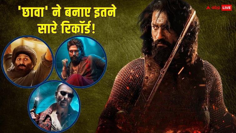 chhaava box office collection vicky kaushal movie makes one record per day beats almost every indian movie pushpa 2 to stree 2 animal gadar 2 Chhaava Box Office Collection: एक महीने में 30 से ज्यादा रिकॉर्ड बनाने वाली फिल्म बनी 'छावा', पुष्पा-स्त्री और जवान भी नहीं कर पाईं ऐसा