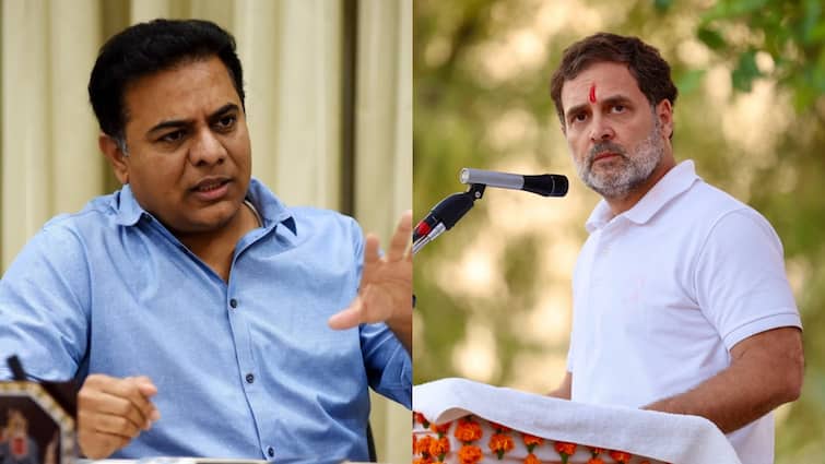 Telangana budget RS 200 crore for 200 Crore For Miss World contest brs ktr vs revanth reddy slams rahul gandhi मिस वर्ल्ड कॉन्टेस्ट के लिए 200 करोड़ खर्च करेगी तेलंगाना सरकार, KTR बोले- 'ये लॉजिक क्या है, समझाएं राहुल गांधी'
