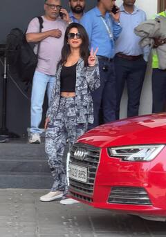 SS Rajamouli की फिल्म की शूटिंग के लिए मुंबई आईं प्रियंका चोपड़ा, एयरपोर्ट पर दिखा कूल अवतार