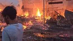 Chhatrapati Sambhaji Nagar Fire: छत्रपती संभाजीनगरच्या आझाद चौकातील 10 ते 15 दुकानांना भीषण आग; अग्निशमन दल दाखल