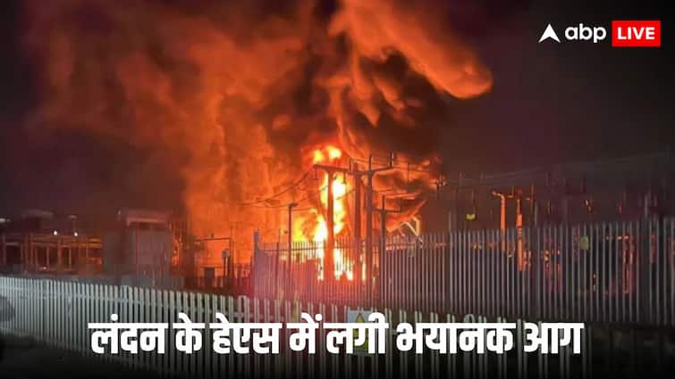 london heathrow airport shutdown air services for 24 hours after a massive fire breakout at a power substation ANN 24 घंटे के लिए बंद हुआ लंदन का हीथ्रो एयरपोर्ट, 1300 से ज्यादा फ्लाट्स प्रभावित,  पावर सबस्टेशन में लगी आग बनी कारण