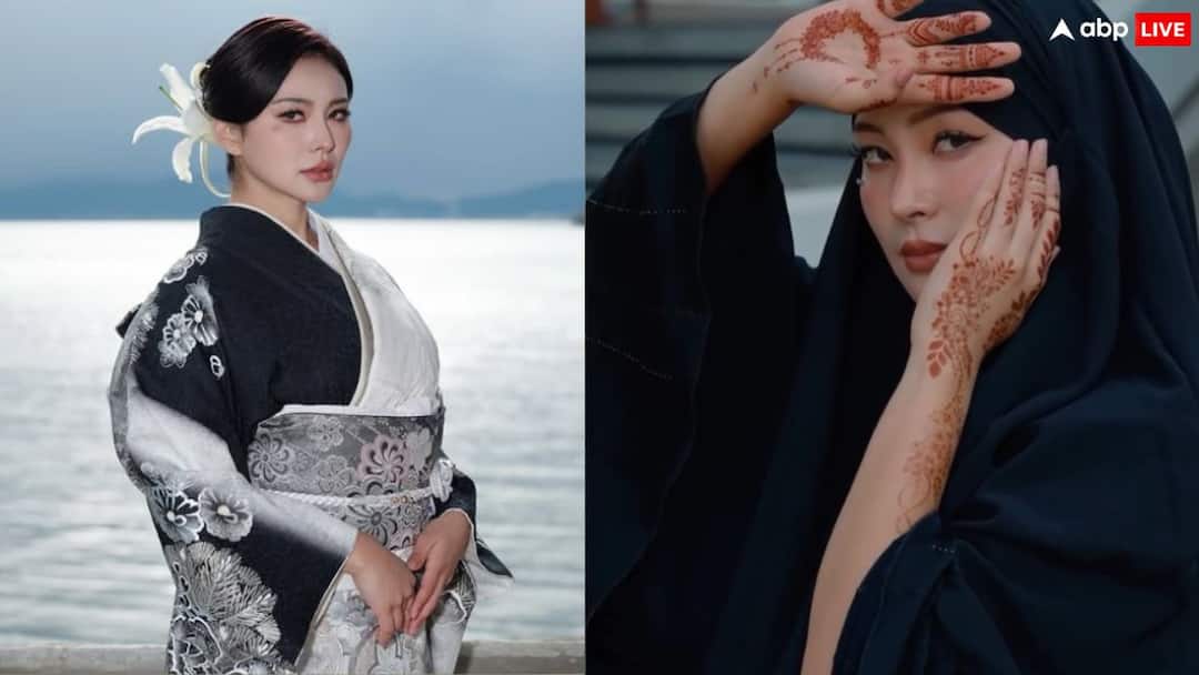 japanese star Rae Lil Black Converts to Islam Life-Changing Trip spiritual transformation first Ramzan जापान की पूर्व एडल्ट स्टार ने कबूल किया इस्लाम, रमजान में रख रहीं रोजे, बुर्का पहने-मेहंदी लगाए आईं नजर