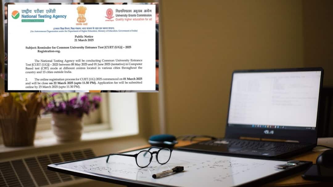 CUET UG 2025 registration ends tomorrow Steps to apply, Fee structure, important guidelines at cuet.nta.nic.in CUET UG 2025: மாணவர்களே! க்யூட் நுழைவுத் தேர்வுக்கு விண்ணப்பிக்க நாளை கடைசி தேதி!
