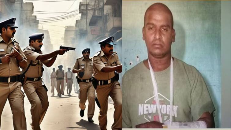 Police shoot and arrest rowdy in Chennai amid tamilnadu crime law and order issue Chennai Encounter: நேற்று கடலூர், இன்று சென்னையில் துப்பாக்கிச் சூடு - ரவுடியை தட்டி தூக்கிய போலீஸ்