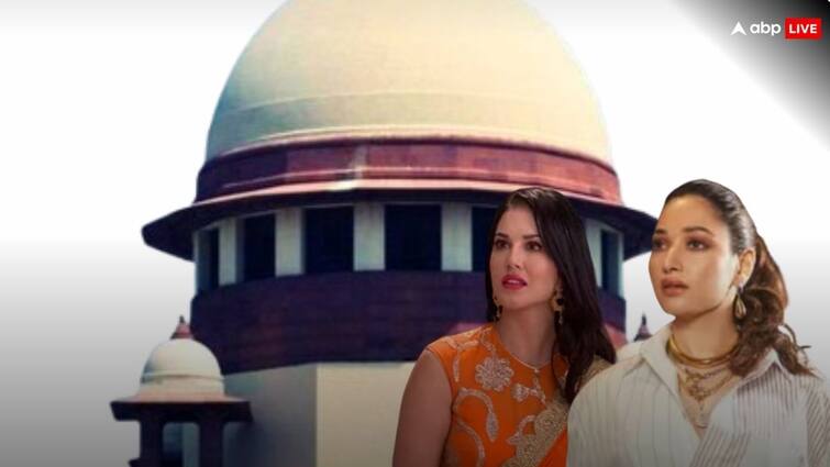 Supreme Court quashes plea against Online gaming websites seek strict action Tamannaah Bhatia Sunny leone are advertising ann 'सनी लियोनी, तमन्ना भाटिया करती हैं प्रचार और ठगे जा रहे इंडियंस', ऑनलाइन गेमिंग को लेकर याचिकाकर्ता की दलील पर क्या बोला SC?