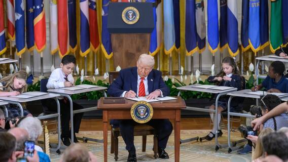 Trump Signs Order To Dismantle US Department Of Education 'As Quickly As Possible'