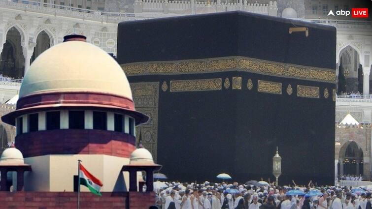 Haj Umrah 2025 Supreme Court refused to interfere in Hajj Policy 2025 implementation HOGs raised question on Haj Pilgrims allocation Haj 2025: हज यात्रियों का कोटा कम क्यों? Haj Policy-2025 के खिलाफ दाखिल हुईं इतनी सारी रिट याचिकाएं, सुप्रीम कोर्ट बोला- बात सही पर...