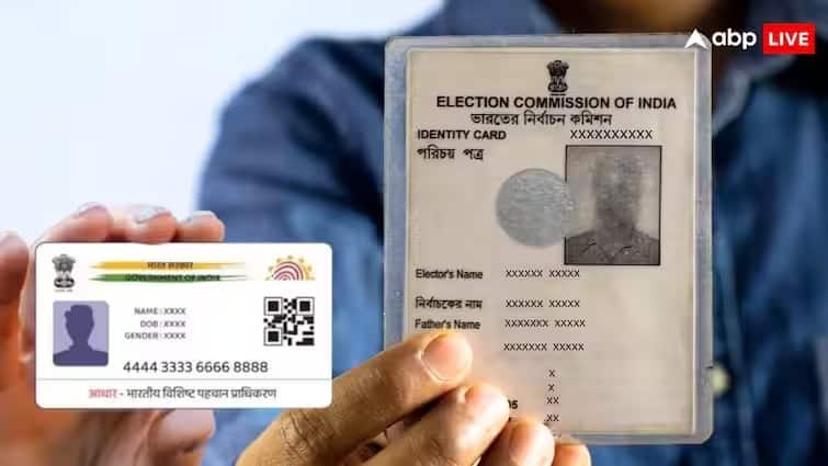 If your voter ID is not linked to Aadhaar will you not be able to vote Know the answer Aadhaar Voter ID Link :  আধারের সঙ্গে ভোটার আইডি লিঙ্ক করেননি ? ভোট দিতে পারবেন, কী বলছে নিয়ম   