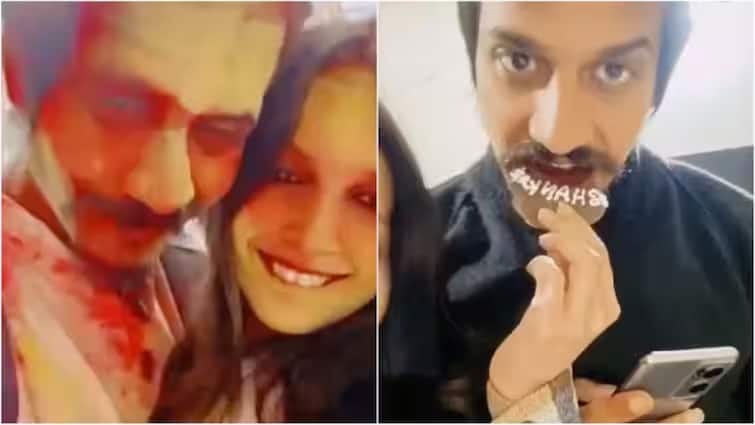 meerut murder videos show muskaan rastogi lover sahil shukla celebrating holi birthday after killing her husband saurabh rajput Meerut Murder: கணவரை துண்டுகளாக வெட்டி, சிமெண்ட் ட்ரம்மில் அடைத்த மனைவி - காதலனுடன் குத்தாட்டம், வீடியோ வைரல்