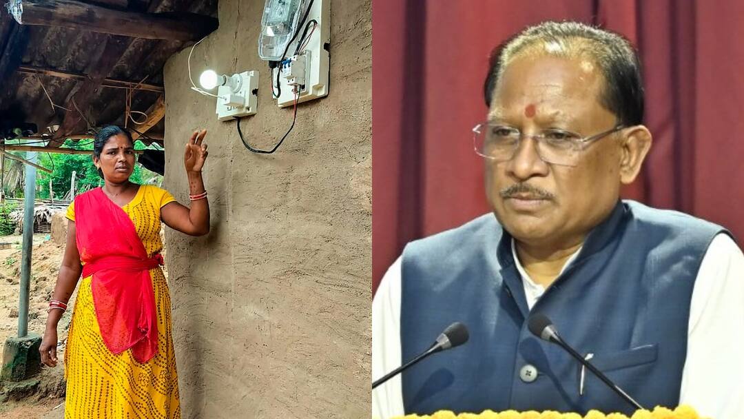 छत्तीसगढ़ के इस गांव को आजादी के 77 साल बाद मिली बिजली, CM विष्णु देव साय बोले- 'यह परिवर्तन...' Bijapur Timenar Maoist Affected Remote Village Finally Got Electricity in Chhattisgarh CM Vishnu Deo Sai Reaction छत्तीसगढ़ के इस गांव को आजादी के 77 साल बाद मिली बिजली, CM विष्णु देव साय बोले- 'यह परिवर्तन...'