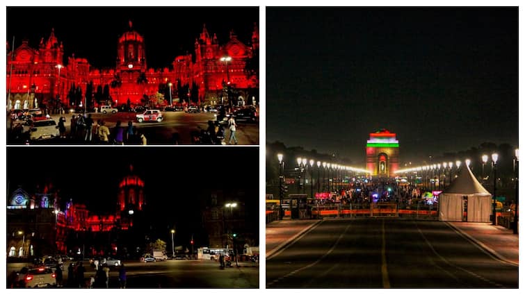 India Goes Dark For Earth Hour From Delhi To Hyderabad See Pictures லைட்ஸ் ஆஃப்.. 1 மணி நேரம் இருளில் மூழ்கிய இந்தியா.. ஓ இதான் காரணமா!