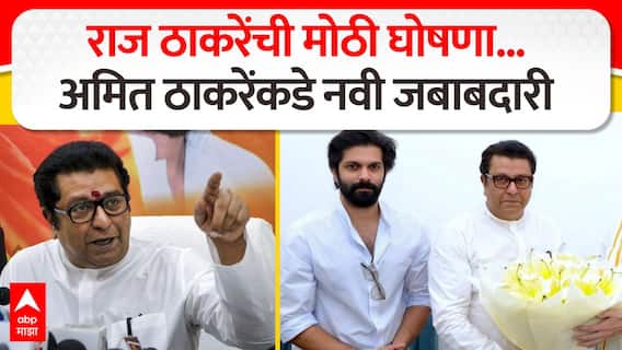 Raj Thackeray on MNS | पक्ष बांधणीसाठी मनसेची नवी यंत्रणा, अमित ठाकरेंकडे शाखा अध्यक्षांची जबाबदारी