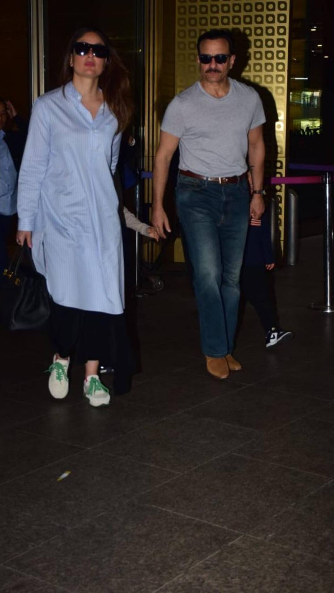Kareena Kapoor & Saif Ali Khan Return From Vacation Kareena Kapoor & Saif Ali Khan Return From Vacation