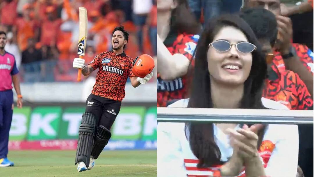 ipl 2025 kavya maran reaction on srh destructive batting travis head ishan kishan century kavya maran SRH के चौकों-छक्कों से ज्यादा काव्या मारन की स्माइल ने लूटी महफिल, ईशान किशन के शतक पर झूम उठीं