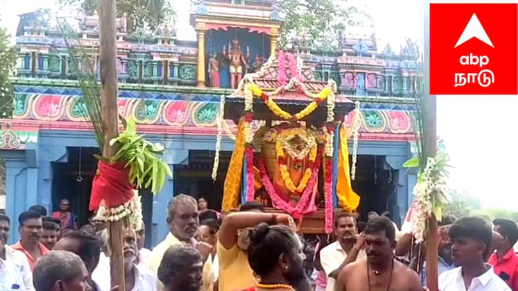 Mayiladuthurai district olugaimangalam famous mariyamman temple festival tnn ஒழுகைமங்கலம் மாரியம்மன் ஆலய பங்குனி திருவிழா...! பூச்சொரிதல் உற்சவத்துடன் தொடங்கியது..