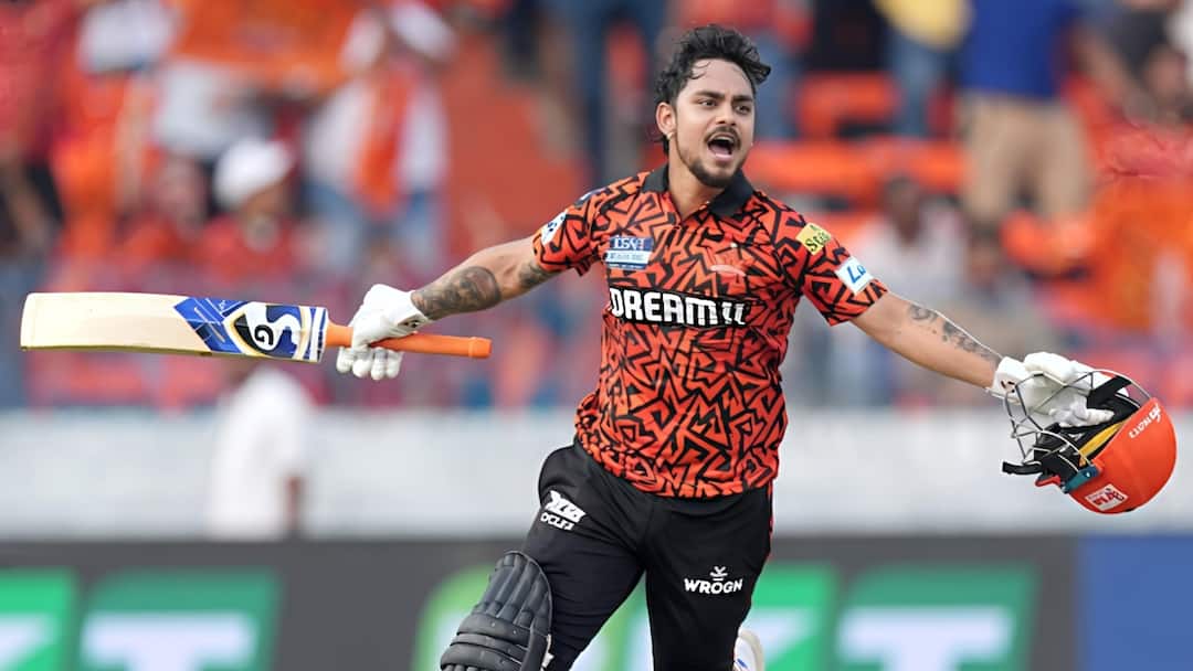 RR vs SRH Ishan Kishan Century: ఐపీఎల్లో ఇషాన్ కిషన్ తొలి సెంచరీ, లీగ్ చరిత్రలో సన్ రైజర్స్ రికార్డు స్కోరు IPL 2025 RR vs SRH Ishan Kishan Century on debut in orange RR vs SRH Ishan Kishan Century: ఐపీఎల్లో ఇషాన్ కిషన్ తొలి సెంచరీ, లీగ్ చరిత్రలో సన్ రైజర్స్ రికార్డు స్కోరు