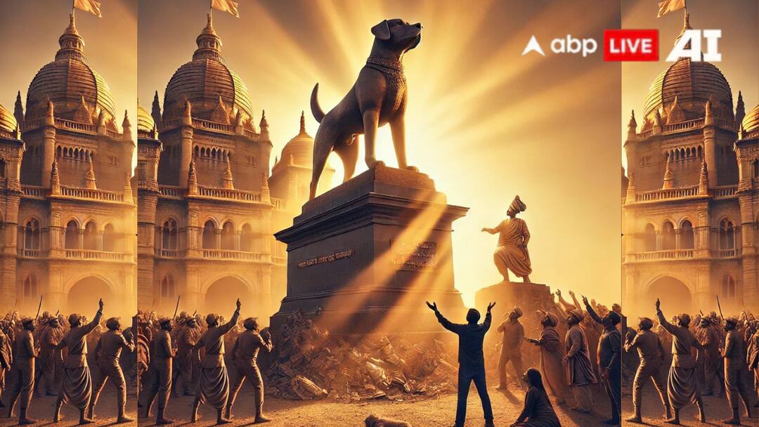 Maharashtra dog memorial demand to removal Waghya Chhatrapati Shivaji Maharaj memorial Sambhajiraje Appeal to CM Devendra Fadnavis Dog Memorial: अब महाराष्ट्र में 'कुत्ते के स्मारक' को हटाने की मांग, CM देवेंद्र फडणवीस से बड़ी अपील