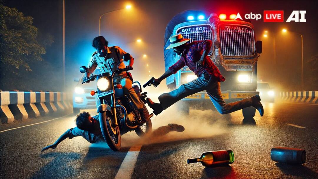 buldhana police constable dies chasing liquor smuggler during raid in maharashtra Buldhana News: शराब तस्कर को पकड़ना पुलिस कॉन्स्टेबल के लिए पड़ा भारी, एक की मौत, एक घायल