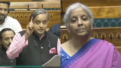 Video: கவிதையாக வரிகளை சொல்லி அட்டாக் செய்த சசி தரூர்..புன்முறுவல் செய்த நிர்மலா சீதாராமன்