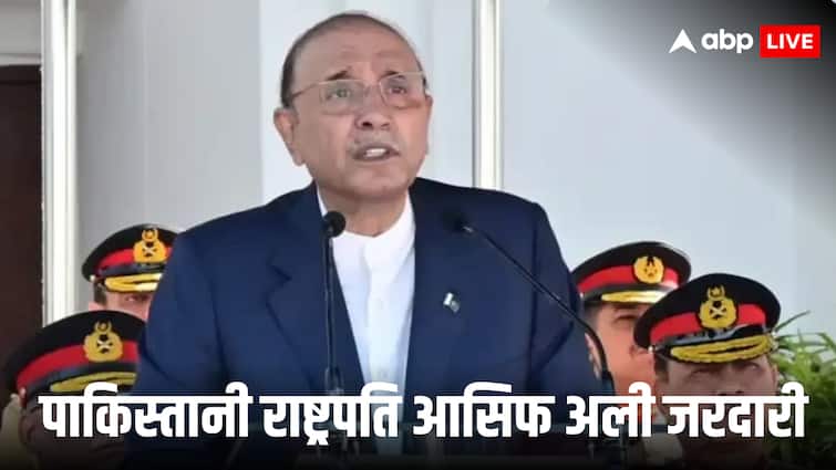 Pakistan President Ali Zardari speech on occasion of Pakistan Day 2025 went viral on social media trembling 'भारत के नापाक इरादों को तोड़ देंगे इंशाल्लाह', धमकी देते हुए खुद क्यों कांपने लगे पाकिस्तानी राष्ट्रपति, देखें वीडियो