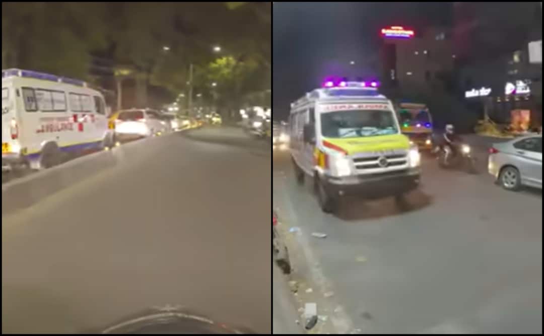 ‘This Is Real Humanity’: Bengaluru YouTuber Cleared the Way For Stuck Ambulance By Breaking Rules In Viral Video ‘This Is Real Humanity’: Bengaluru YouTuber Cleared the Way For Stuck Ambulance By Breaking Rules In Viral Video ‘This Is Real Humanity’: Bengaluru YouTuber Cleared the Way For Stuck Ambulance By Breaking Rules In Viral Video
